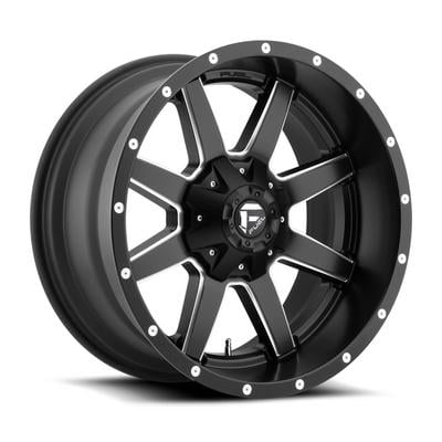 FUEL Off-Road Maverick D538 Black & Milled Wheels | 4wheelparts.com